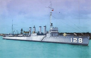 AK Schiff: USS Babbitt, DD-128, Konvoi-Eskorte 2. Weltkrieg - Bild 1 von 2