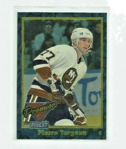 PIERRE TURGEON (New York) 1994-95 TOPPS FINEST PREMIER INSERT CARD #7