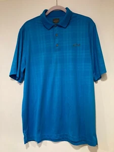 Greg Norman Men's Teal Golf Shirt - Medium Play Dry - Picture 1 of 4