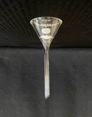 Corning Pyrex 50mm 10-15µm Medium Frit Disc Hirsch Type Glass Funnel 36210-50M - Image 1 of 4