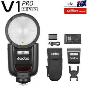 Godox V1 Pro V1ProC V1ProN V1ProS TTL HSS Round Head Flash For Canon Nikon Sony - Picture 1 of 17