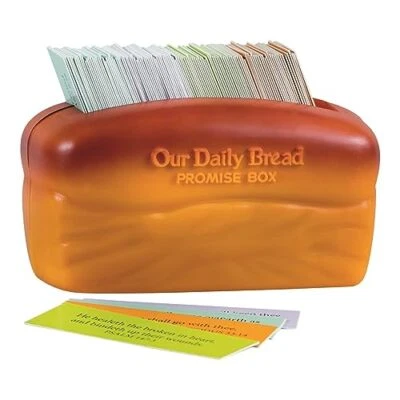 DaySpring Our Daily Bread Promise Caja con Tarjetas de las Escrituras, 4 1/4" x 2  Foto 1 de 4