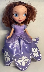 PRINCESA DISNEY: SOFIA LA PRIMERA Muñeca y Conjunto SIN ZAPATOS 11" HABLANDO FUNCIONANDO - Imagen 1 de 3