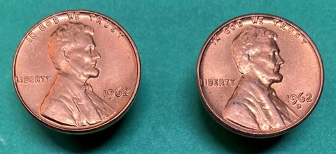 1962 PD Penny Set Great Condition Cover