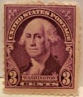 Rare timbre George Washington inutilisé 1932 États-Unis États-Unis affranchissement 3 cents