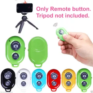 New Wireless Remote Shutter Button iPhone Samsung IOS Android for Selfie Stick - Picture 1 of 5