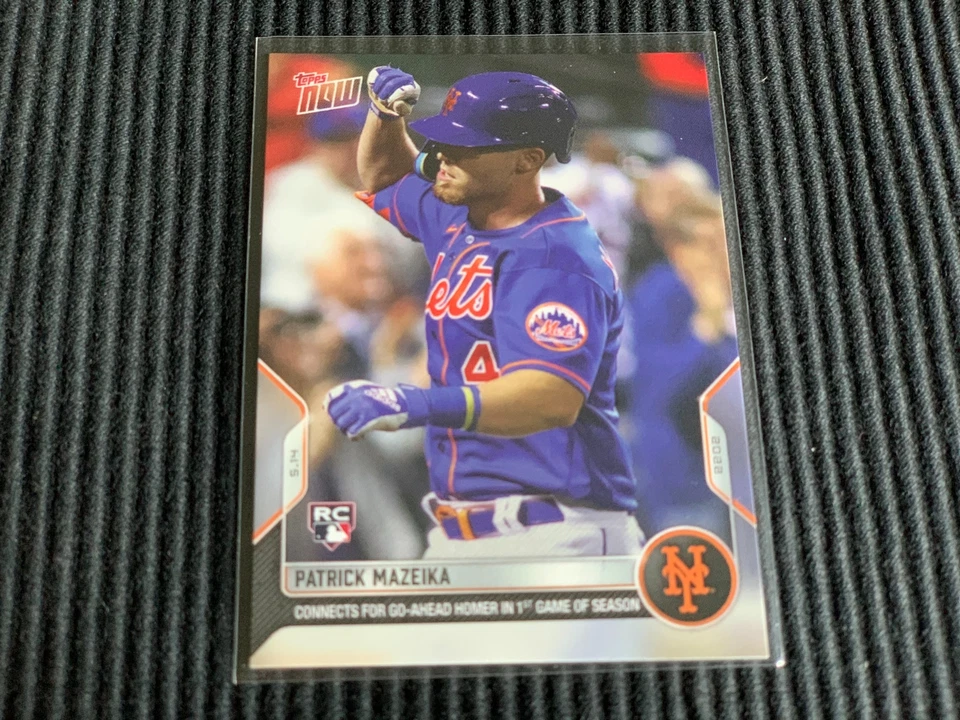 2022 TOPPS NOW #179 PATRICK MAZEIKA *ROOKIE CARD*  METS - Image 1 of 1