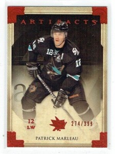 13-14 UD Upper Deck Artifacts  Patrick Marleau  /399  