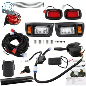 Kit de faros y luces traseras legales para carro de golf Club Car DS 93+ para calle - Imagen 1 de 8
