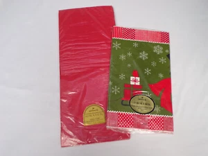 NUEVO Dos Cubiertas de Papel de Navidad Vintage EE. UU. 60"" x 102"" 44"" x 44"" K23 - Imagen 1 de 6