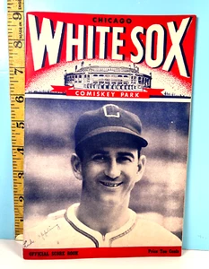 1948 Chicago White Sox Baseball Program v Tigers Unscored🔥 - Picture 1 of 11
