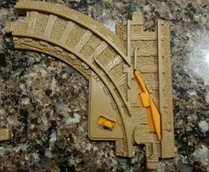Geotrax Train Tracktown Replacement Left Switch Split Turn Off Y-Track Tan Track - Picture 1 of 1