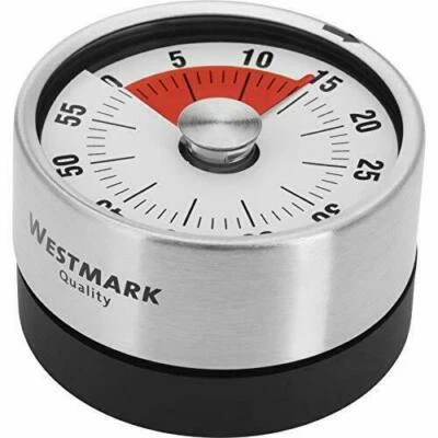 SUPER TIMER MAGNETICO WESTMARK 60 MINUTI FUTURA METALLO PROFESSIONALE HORECA - Immagine 1 di 4