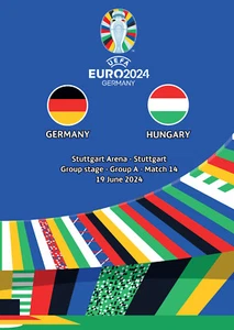 Program EURO 2024 Football Germany - Hungary - Bild 1 von 1