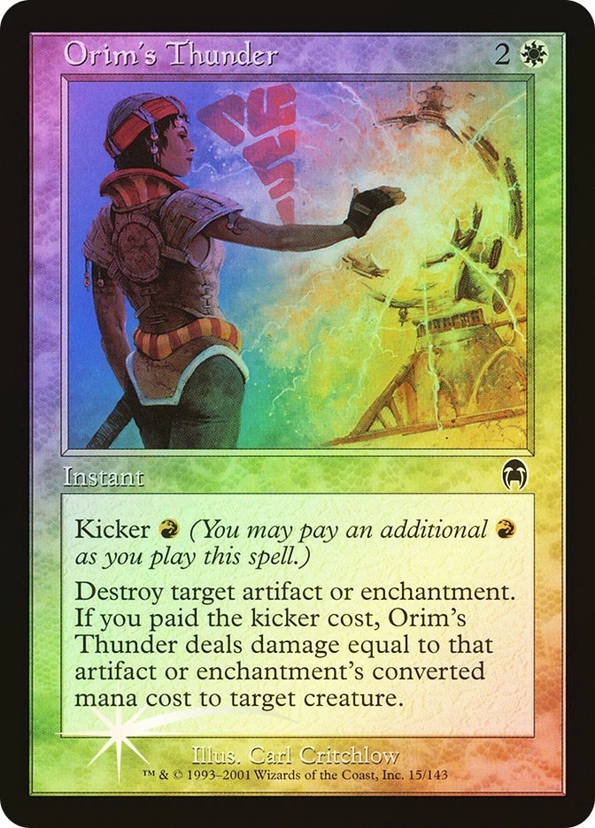 MTG FOIL Orim's Thunder  - Apocalypse #15 - Image 1 of 1