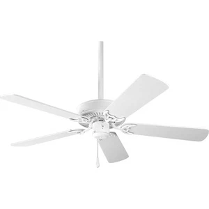 Progress Lighting Builder 42 Builder 42" 5 Blade Indoor Ceiling - White - Picture 1 of 12