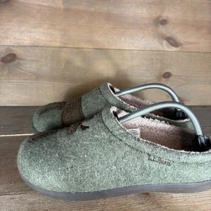 ll bean daybreak womens size 11 shoes green moose slip on comfort slippers - Picture 1 of 8