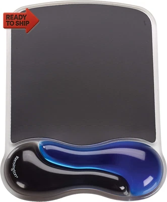 Duo Gel Mouse Pad with Wrist Rest - Blue (K62401AM) - Image 1 of 4