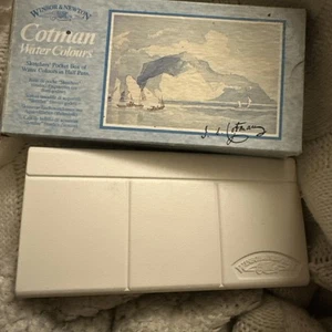 Winsor and Newton Cotman Watercolour Set Sketchers Pocket Box 12 + Brush - Picture 1 of 9