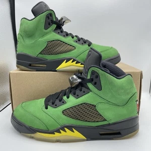 Air Jordan 5 Oregon Retro SE Size 9 Mens Green Sneakers 2020 CK6631-307 - Picture 1 of 13