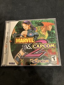 Marvel vs. Capcom 2 (Sega Dreamcast) Complete w/manual and reg card - See Notes