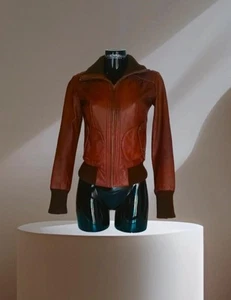 Oasis Giacca In Pelle Donna Tg S - Foto 1 di 11