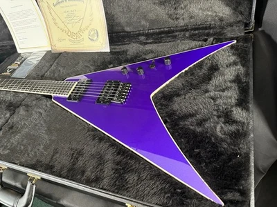 2024 Dean USA Custom Shop Vengeance V - Metallic Purple - Image 1 of 4