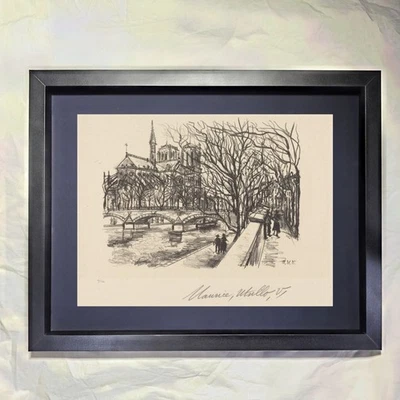 Arte enmarcado personalizado Maurice Utrillo "Notre-Dame de Paris" Foto 1 de 3