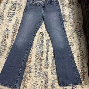 Old Navy Größe 10 lange knapp unterhalb der Taille Bootcut Jeans mit Stretch Damen 10L OND - Bild 1 von 6