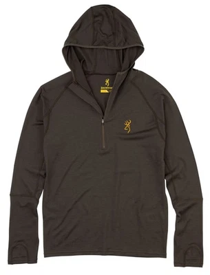 Camisa con Capucha Browning Merino - Para Hombre, Marrón Mayor, XL, 3010929804 Foto 1 de 2