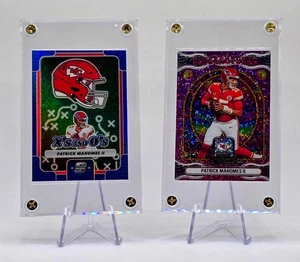 Patrick Mahomes II 2024 Panini Contenders Supernatural Silver Sparkle set of 2 - Picture 1 of 4