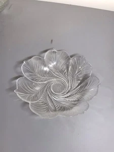 Cristal D'Arques-Durand Chinon Crystal Serving Bowl 24% Lead Made in France 13" - Picture 1 of 4