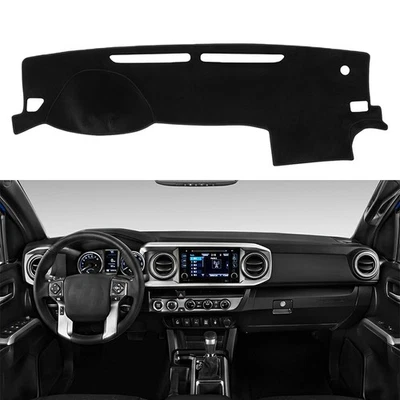 Accesorios para Toyota Tacoma 2016-2023 cubierta de tablero de instrumentos de coche alfombrilla de tablero almohadilla Foto 1 de 4