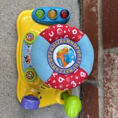 Vtech AROUND TOWN BABY DRIVER Pretend Play Toy WORKS - Image 1 of 4