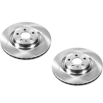 SET-P15EBR839-2 Powerstop Brake Discs 2-Wheel Set Front for Audi S4 S5 2008-2011 - Image 1 of 3