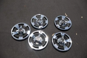 66 corvette original wheel hub caps w/spinners (5) - Picture 1 of 3
