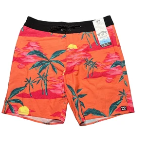 Neu mit Etikett Billabong Boardshorts Herren 33 Recycler Sundays Pro Tropical Sunset AOP - Bild 1 von 10