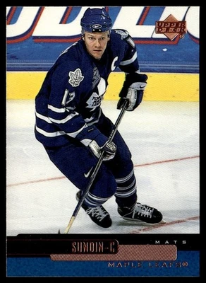 1999-00 Upper Deck Mats Sundin Toronto Maple Leafs #121 - Image 1 of 2