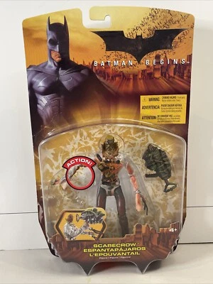Figura de acción 2005 DC Comics Batman Begins Scarecrow versión sangrienta sin usar, en caja Foto 1 de 4