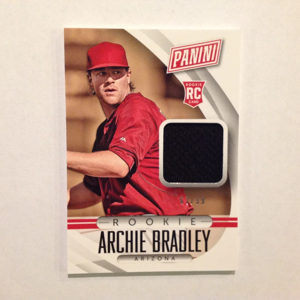 ARCHIE BRADLEY #75 RC 67/99 made Jersey Hat Relic Rookie 2015 Panini National - Image 1 of 1