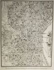 Vintage 1936 Weltkrieg vor dem Zweiten Weltkrieg Atlas Stadtplan Philadelphia PA Penn Pennsylvania