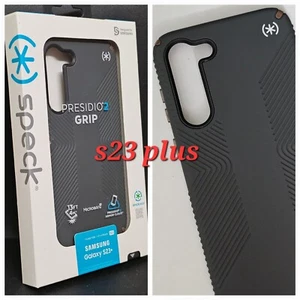 Speck Presidio2 Grip Case for Samsung Galaxy S23 plus Charcoal Grey/Cool Bronze - Photo 1 sur 5