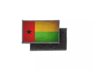 Flagge Aufnäher bedruckt Abzeichen Land Vintage Guinea bissau - Bild 1 von 1
