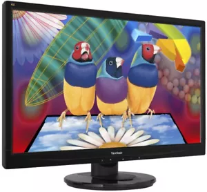 ViewSonic VA2445-LED 24" Full HD 1080p LED Monitor - VGA DVI Ports - Grade B - Picture 1 of 3