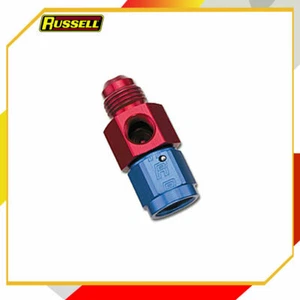 Adaptador de despegue de presión de combustible Russell 670340 6 AN ángulo recto aluminio - Imagen 1 de 1