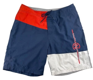 NAUTICA Board Shorts Mens 38W Blue Drawstring Fully Lined Swim Trunks - Picture 1 of 9