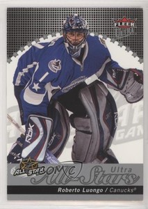 2007-08 Fleer Ultra Ultra All-Stars Roberto Luongo #UAS1 HOF