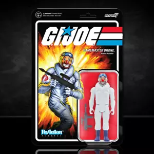 Figura de acción GI Joe 💥 Gamemaster Drone Robot Trooper 3,75" Super7 Reaction - Imagen 1 de 3