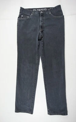 Alberto Pants Mens 34x34 Gray Denim Jeans Tommy Stretch Ring Adult Casual Foto 1 de 4