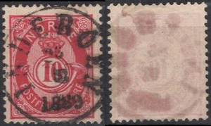 1524 Norway 1886-93, NK 53 III , canc. Inderoen 26/8 1889, MI 45. - Picture 1 of 1